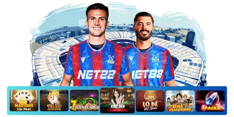 Net88 tài trợ áo đấu cho clb Crystal Palace mùa giải 2024