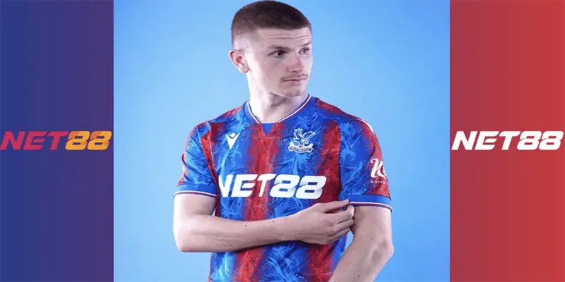 Net88 tài trợ áo đấu cho clb Crystal Palace mùa giải 2024